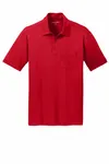Port Authority Silk Touch Performance Pocket Polo. K540P RED