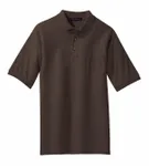 Port Authority Silk Touch Polo with Pocket. K500P Coffee Bean