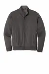 Port Authority Interlock Full-Zip. K809 Charcoal Heather/ Medium Heather Grey