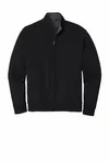 Port Authority Interlock Full-Zip. K809 Deep Black/ Charcoal Heather