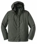 Port Authority Herringbone 3-in-1 Parka. J302 Fichte Grün