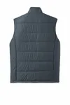 Port Authority Puffy Vest. J709 Dark Slate/ Black