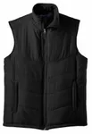 Port Authority Puffy Vest. J709 Black/ Black