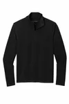 Port Authority Microterry 1/4-Zip Pullover K825 Tiefschwarz
