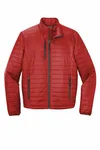 Port Authority Packable Puffy Jacket J850 Fire Red/ Graphite