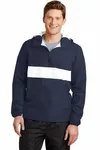 Anorak à poche zippée Sport-Tek. JST65 Graphite/ Noir