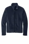 Port Authority Ultra Warm Brushed Fleece Jacket. F211 Insignia Blue/ River Blue Navy