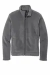 Port Authority Ultra Warm Brushed Fleece Jacket. F211 Gusty Grey/ Sterling Grey
