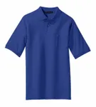 Port Authority Silk Touch Polo with Pocket. K500P ROYAL