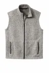 Port Authority Sweater Fleece Vest F236 GREY HEATHER