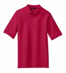 Port Authority Silk Touch Polo with Pocket. K500P RED