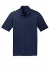 Port Authority Silk Touch Performance Pocket Polo. K540P Navy
