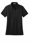 Polo Port Authority Stretch Pique Donna. L555 NERO