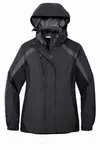 Port Authority Women's Colorblock 3-in-1 Jacket. L321 Black/ Black/ Magnet