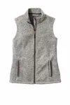 Port Authority Women's Sweater Fleece Vest L236 GREY HEATHER