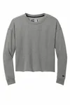 Coupe en molleton Tri-Blend New Era pour femme LNEA514 Gris ombré chiné