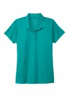Polo Eclipse Stretch de Port Authority pour femmes. LK587 Bleu tropique