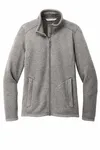 Port Authority Women's Arc Sweater Fleece Jacket L428 Deep Smoke Heather