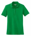 Sport-Tek Women's Dry Zone Raglan Accent Polo. L475 Kelly Green