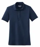 Sport-Tek Women's Dry Zone Raglan Accent Polo. L475 TRUE NAVY