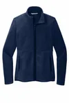 Giacca in pile Port Authority Connection Donna L110 Blu fiume Navy