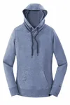New Era Women's French Terry Pullover Hoodie. LNEA500 Dark Royal Twist