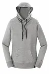 New Era Women's French Terry Pullover Hoodie. LNEA500 Leichtes Graphit Twist