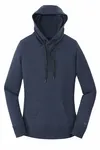 New Era Women's French Terry Pullover Hoodie. LNEA500 TRUE NAVY