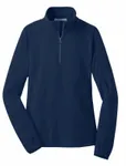 Pull en micropolaire 1/2-Zip de Port Authority pour femmes. L224 VRAI NAVY