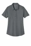 Polo Port Authority Fine Pique Blend Donna LK830 Erica antracite
