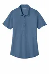 Polo Port Authority Fine Pique Blend Donna LK830 Blu Egeo Erica