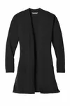 Port Authority Women's Concept Long Pocket Cardigan . LK5434 BLACK
