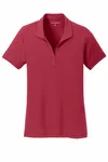 Port Authority Women's Cotton Touch Performance Polo. L568 Chili Rot