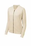 Sport-Tek Women's Lightweight French Terry Bomber LST274 ECRU