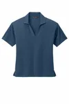 Mercer+Mettle Women's Stretch Jersey Polo MM1015 Insignia Blue