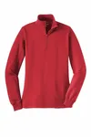 Sport-Tek Women's 1/4-Zip Sweatshirt. LST253 True Red