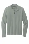 Mercer+Mettle - Pull extensible 1/4-Zip MM3010 Gris Gusty