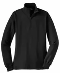 Sport-Tek Women's 1/4-Zip Sweatshirt. LST253 BLACK