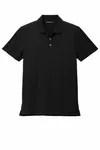 Mercer+Mettle Stretch Pique Polo MM1004 Deep Black