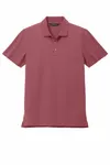 Mercer+Mettle Stretch Pique Polo MM1004 Rosewood