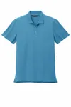 Mercer+Mettle Stretch Pique Polo MM1004 Parisian Blue