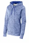 Sport-Tek Damen PosiCharge Electric Heather Fleece Kapuzenpullover. LST225 True Royal Electric