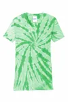 Port & Company Women's Tie-Dye V-Neck Tee. LPC147V Kelly