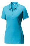 Polo PosiCharge Competitor Sport-Tek pour femmes. LST550 Bleu atomique