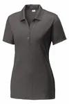 Polo PosiCharge Competitor Sport-Tek pour femmes. LST550 Gris fer
