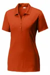 Polo PosiCharge Competitor Sport-Tek pour femmes. LST550 Orange foncé