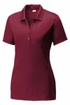 Polo PosiCharge Competitor Sport-Tek pour femmes. LST550 Marron