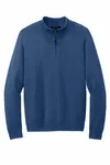 Mercer+Mettle Pull 1/4-Zip MM3020 Bleu Insigne