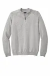Mercer+Mettle Pull 1/4-Zip MM3020 Gris chiné Gusty