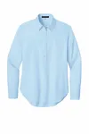 Mercer+Mettle Camicia Oxford moderna a maniche lunghe da donna MM2003 Azzurro